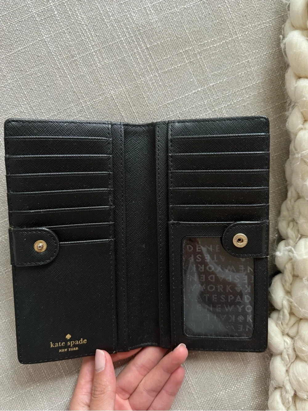 Kate Spade Black Wallet - Picture 3 of 4